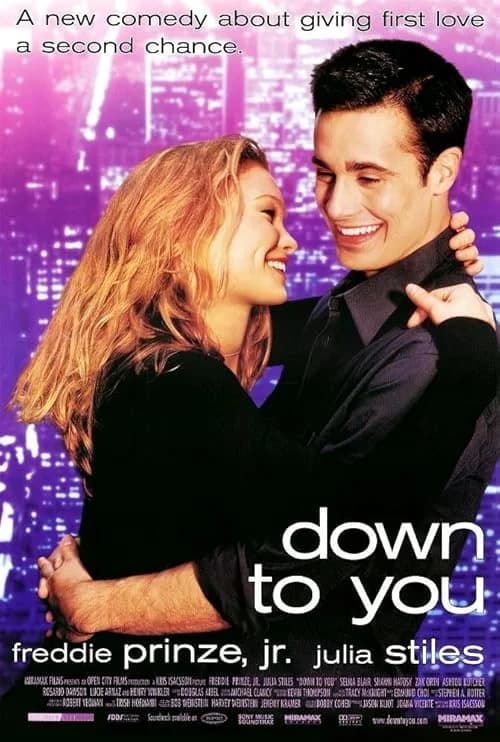 Down to You film posteri