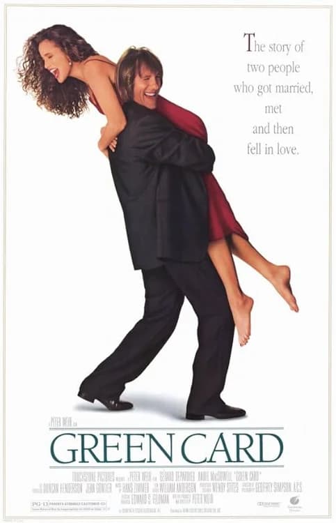 Green Card film posteri